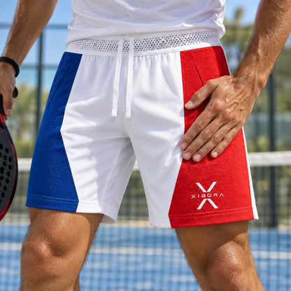 Short technique avec zone ultra absorbante