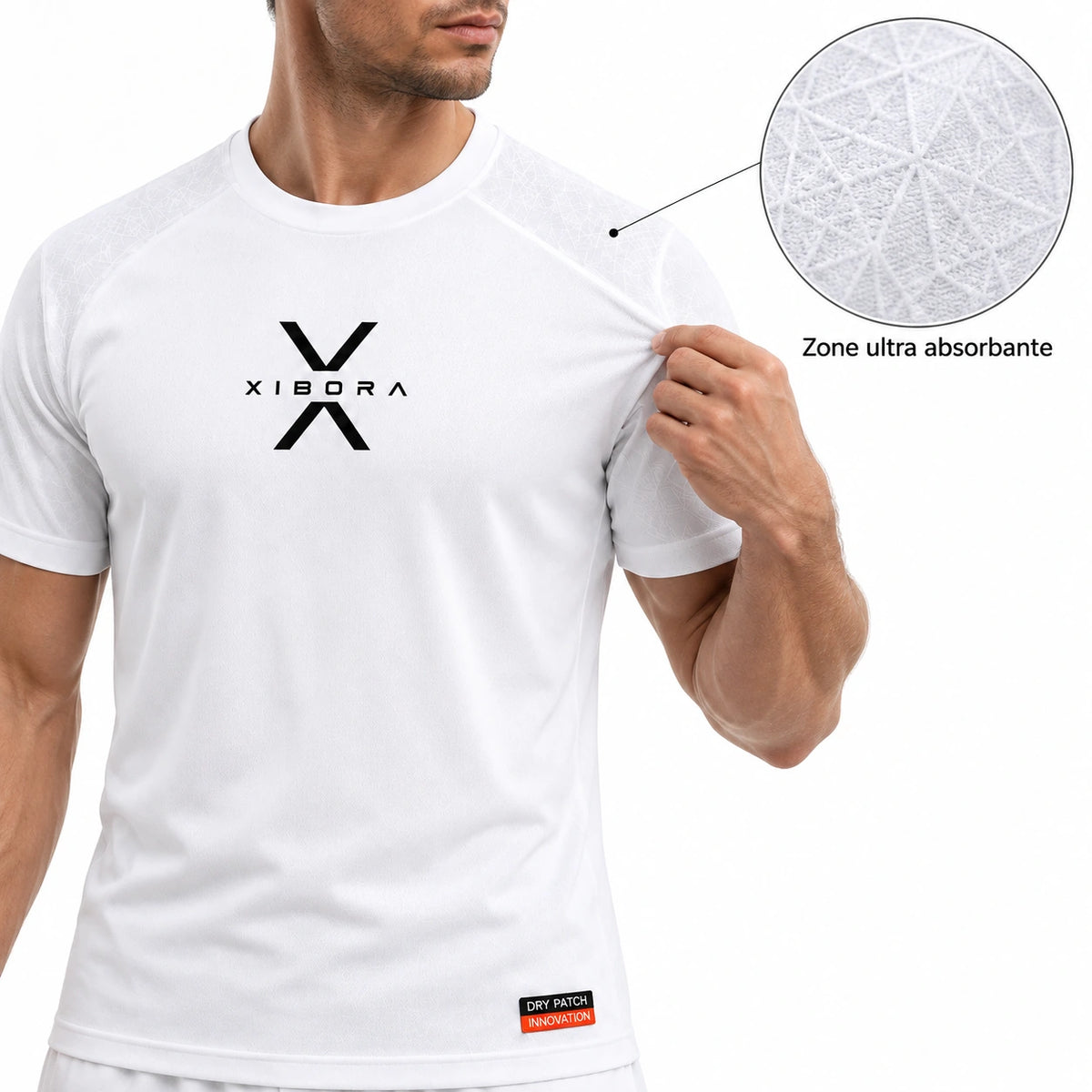 Camiseta técnica con zona antitranspirante